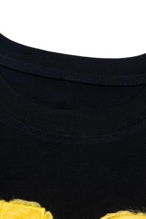 Concert Outfit Heavy Retro Patch Embroidered T-Shirt