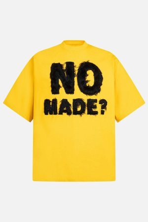 Concert Outfit Heavy Retro Patch Embroidered T-Shirt