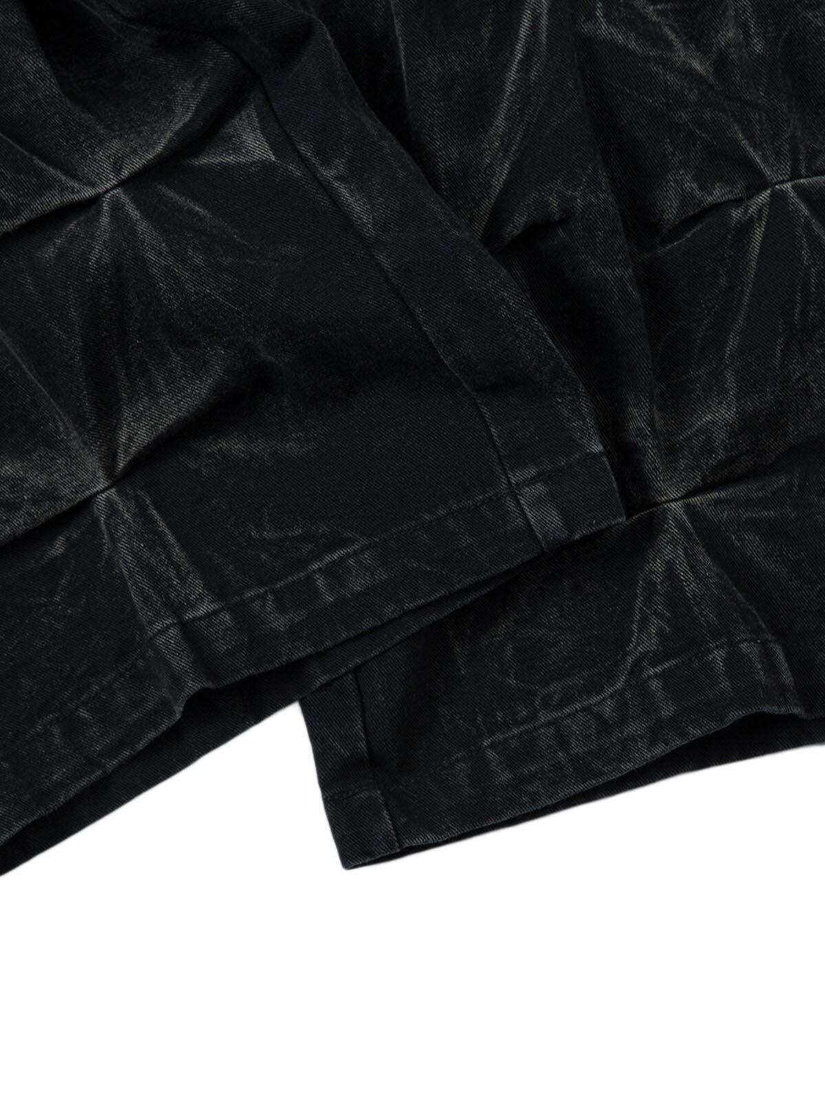 Concert Outfit Heavy Washed Distressed Pleated Baggy Jeans Concert Outfit Heavy Washed Distressed Pleated Baggy Jeans