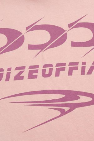 Concert Outfit Heavy Washed Letter Print Hoodie