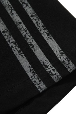 Concert Outfit Heavy Washed Street Metal Collar T-Shirt