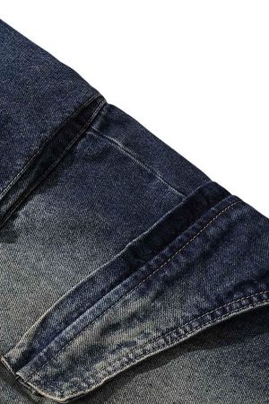 Concert Outfit Heavy Washed Workwear Baggy Barrel Jeans