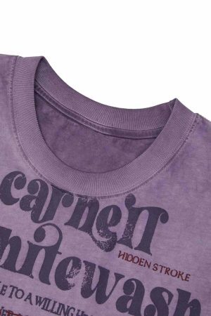 Concert Outfit Heavy Worker Washed And Broken Retro Font Vest