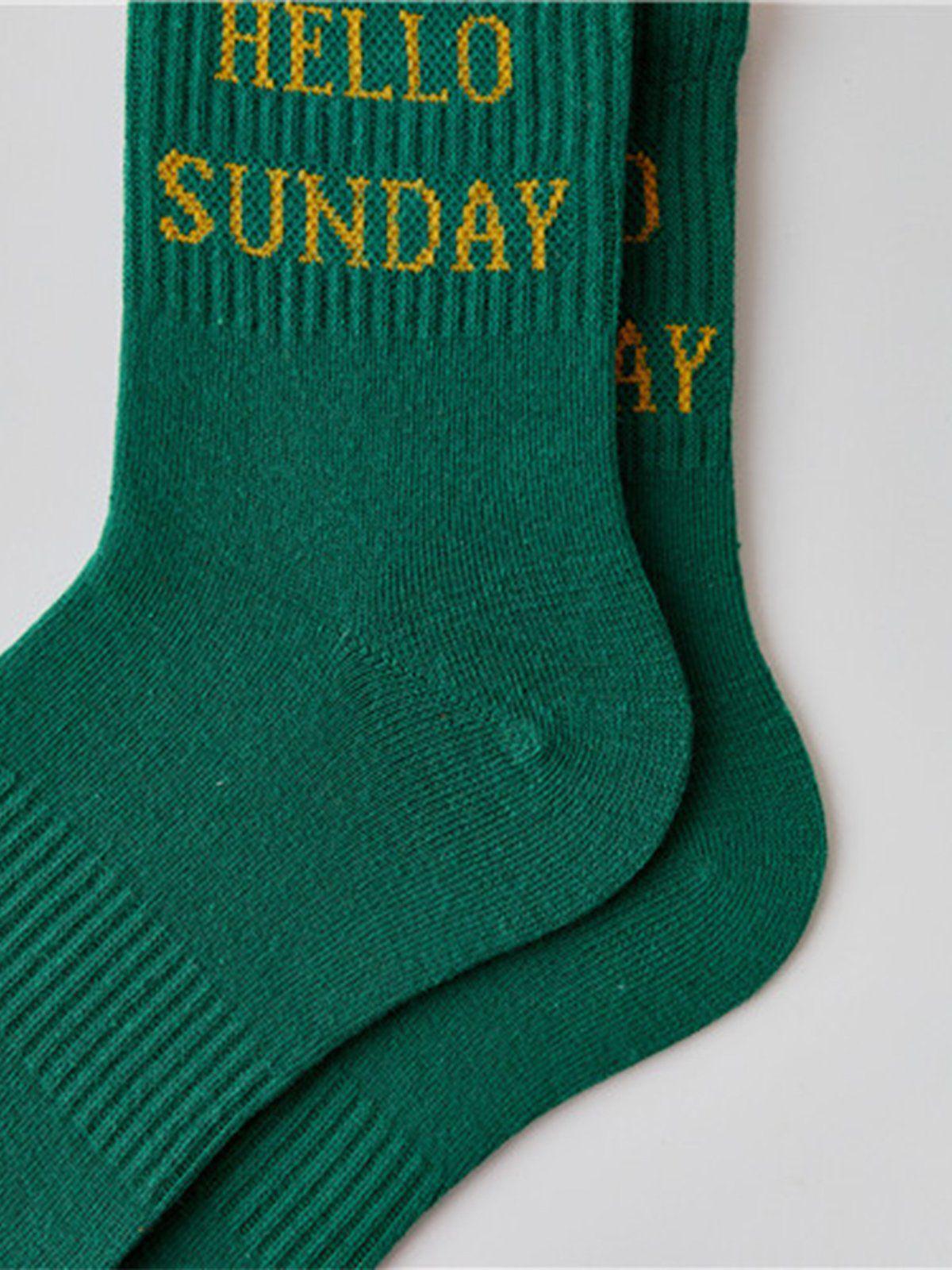 Concert Outfit HELLO SUNDAY' Socks Concert Outfit HELLO SUNDAY' Socks
