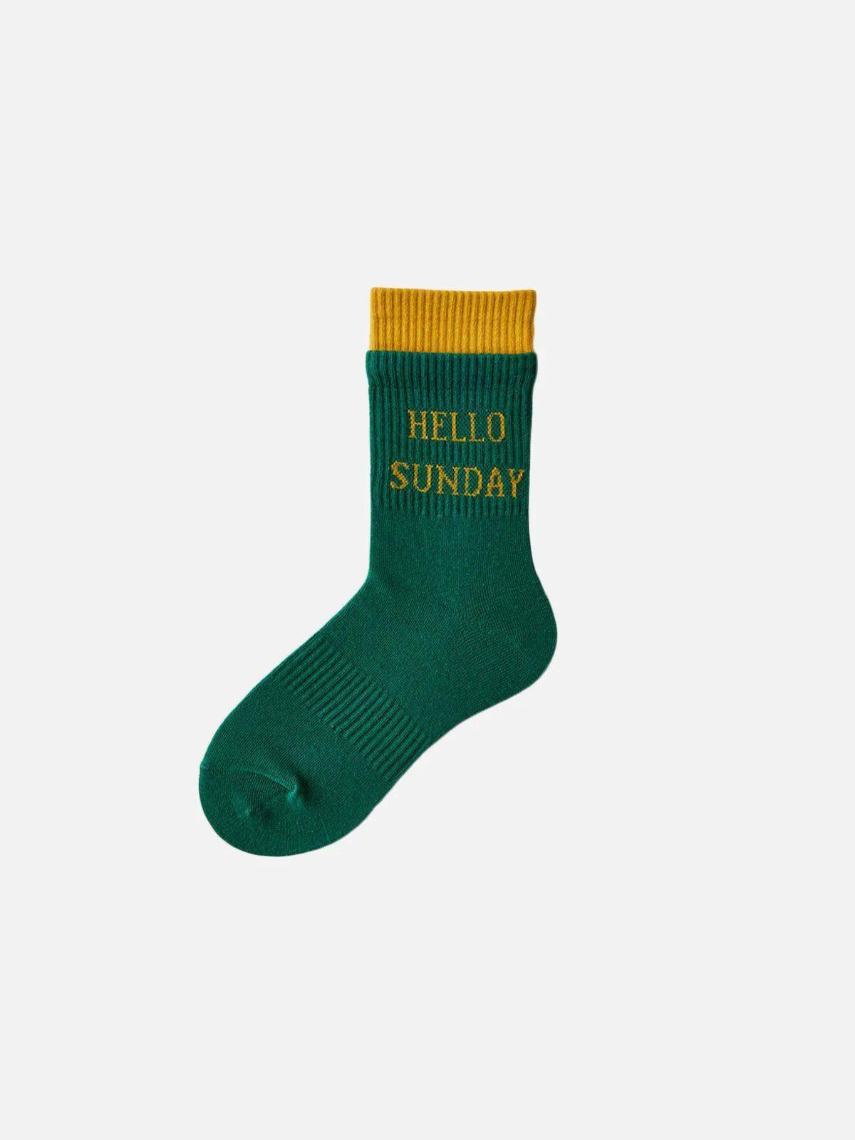 Concert Outfit HELLO SUNDAY' Socks Concert Outfit HELLO SUNDAY' Socks