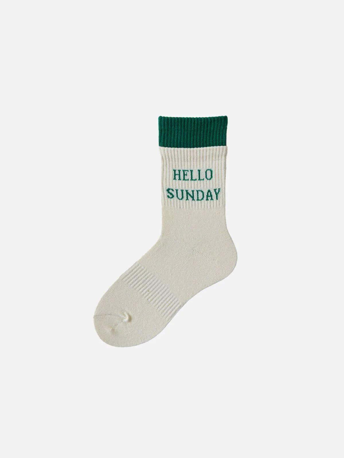 Concert Outfit HELLO SUNDAY' Socks Concert Outfit HELLO SUNDAY' Socks