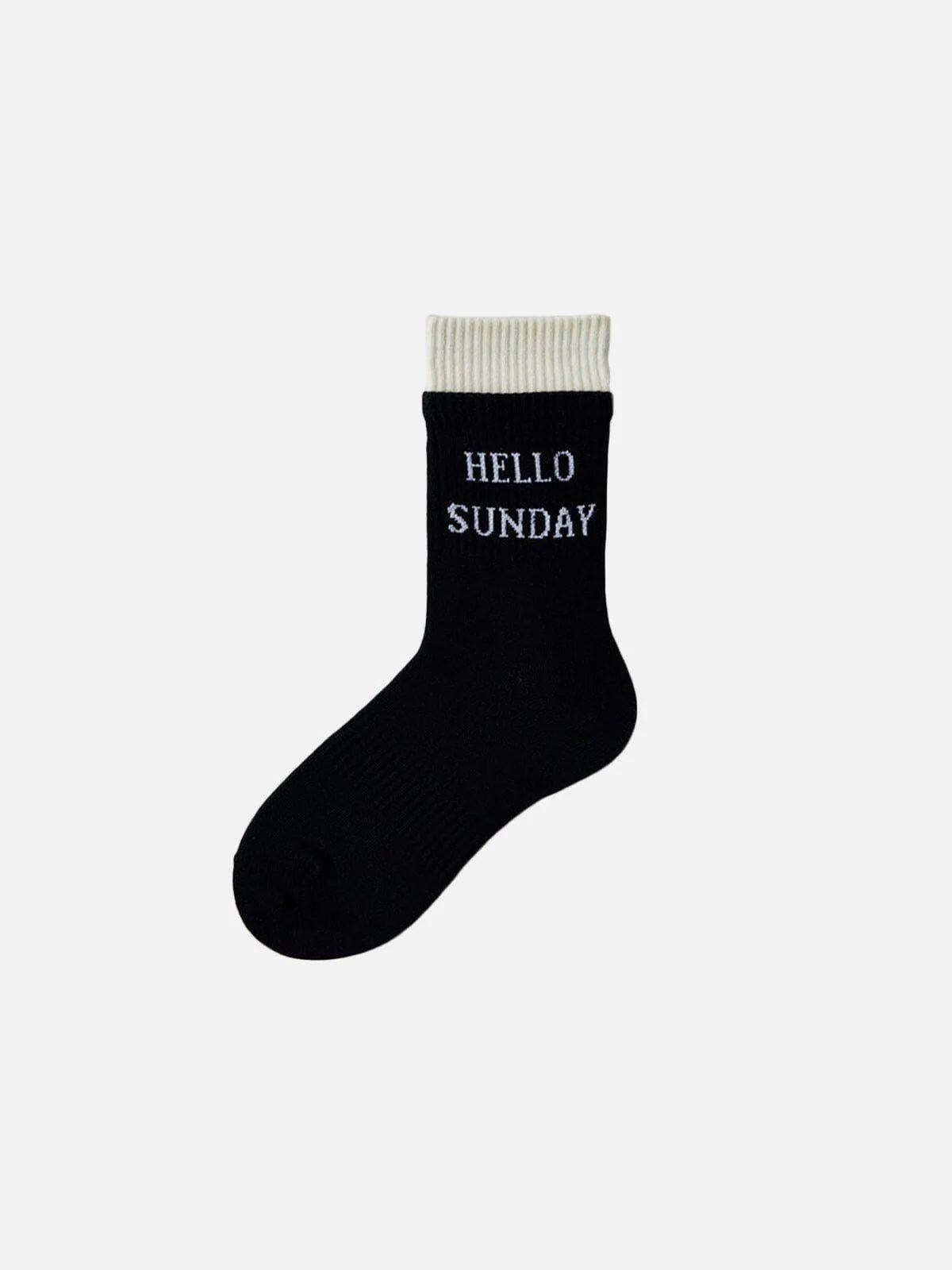 Concert Outfit HELLO SUNDAY' Socks Concert Outfit HELLO SUNDAY' Socks