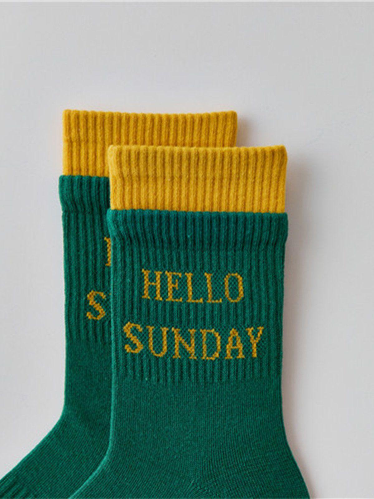 Concert Outfit HELLO SUNDAY' Socks Concert Outfit HELLO SUNDAY' Socks