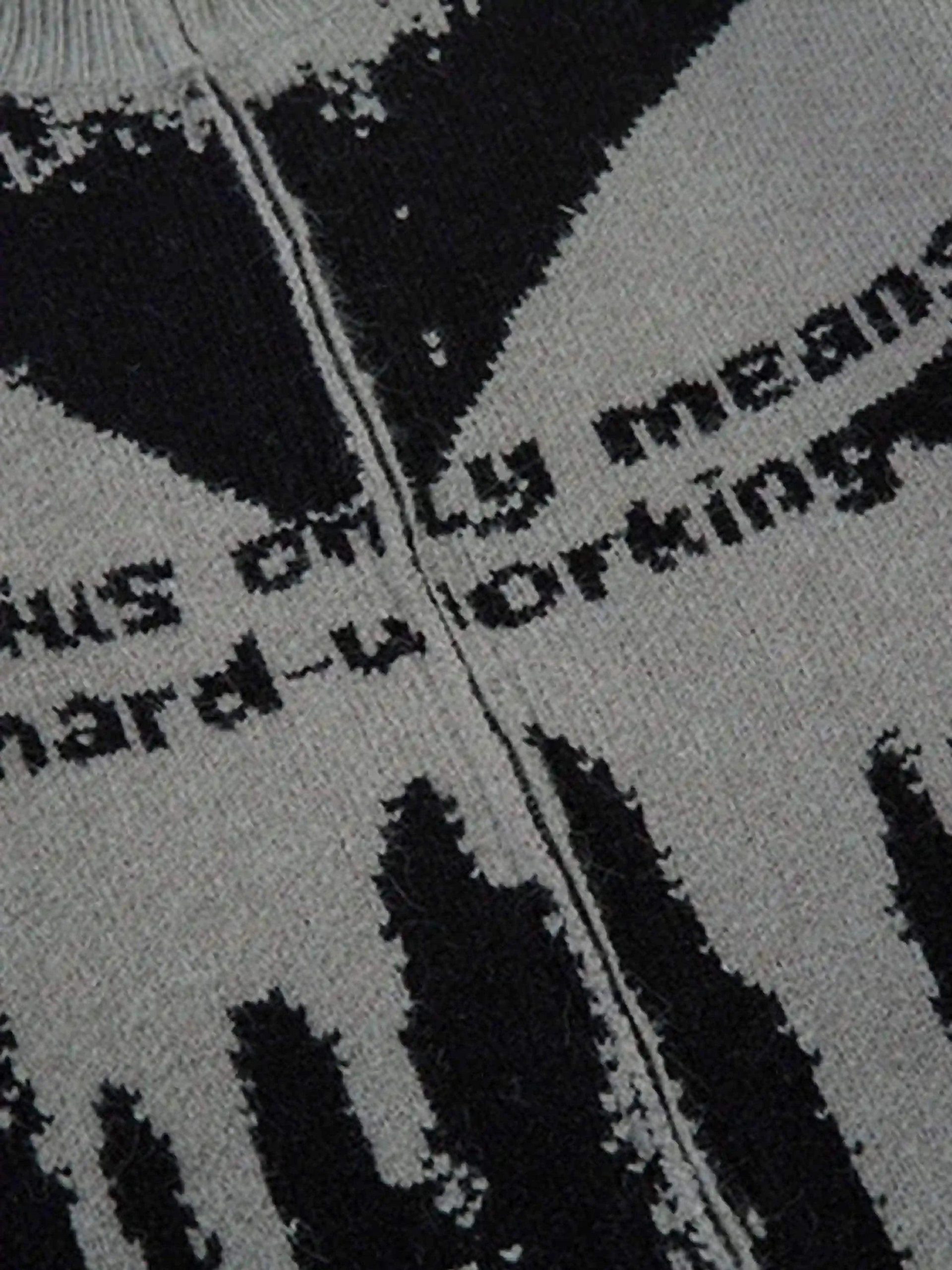 Concert Outfit High Street Abstract Pattern Zipper Stand Collar Cardigan Concert Outfit High Street Abstract Pattern Zipper Stand Collar Cardigan