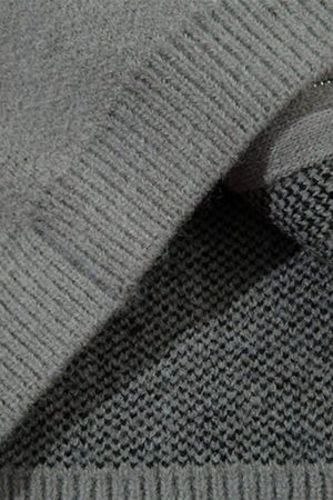 Concert Outfit High Street Abstract Pattern Zipper Stand Collar Cardigan