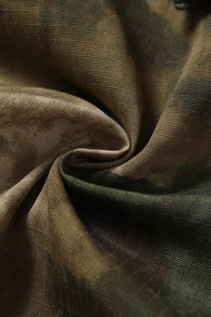 Concert Outfit High Street Badge Camouflage Multi-Pocket Pants