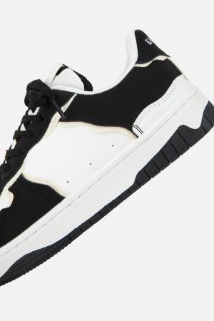 Concert Outfit High Street Black And White Board Casual Shoes