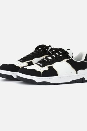 Concert Outfit High Street Black And White Board Casual Shoes