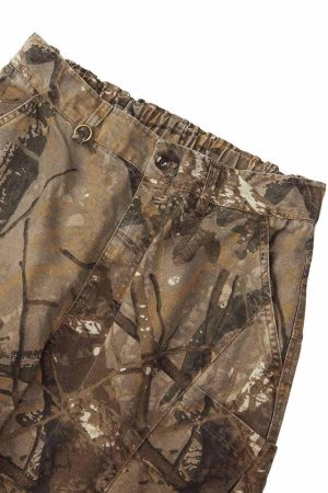 Concert Outfit High Street Camouflage Casual Pants
