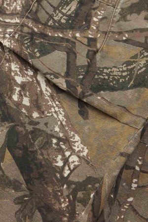 Concert Outfit High Street Camouflage Casual Pants