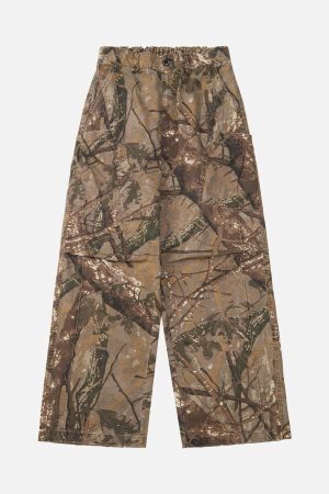 Concert Outfit High Street Camouflage Casual Pants