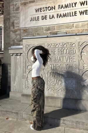 Concert Outfit High Street Camouflage Casual Pants