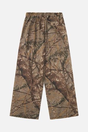 Concert Outfit High Street Camouflage Casual Pants