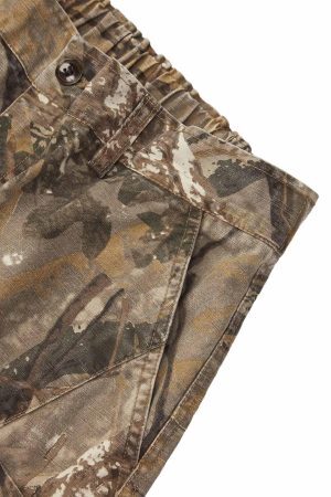 Concert Outfit High Street Camouflage Casual Pants