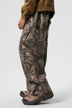 Concert Outfit High Street Camouflage Casual Pants
