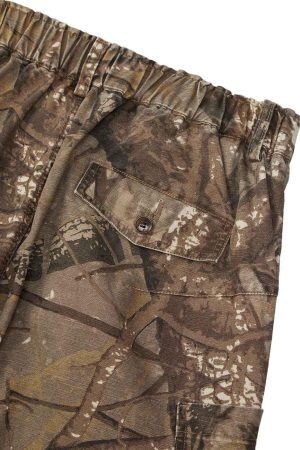 Concert Outfit High Street Camouflage Casual Pants