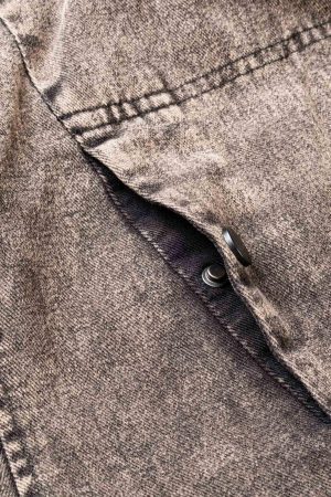 Concert Outfit High Street Distressed Washed Work Jacket