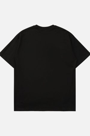 Concert Outfit High Street Embroidered Letters Creative Printed T-Shirt