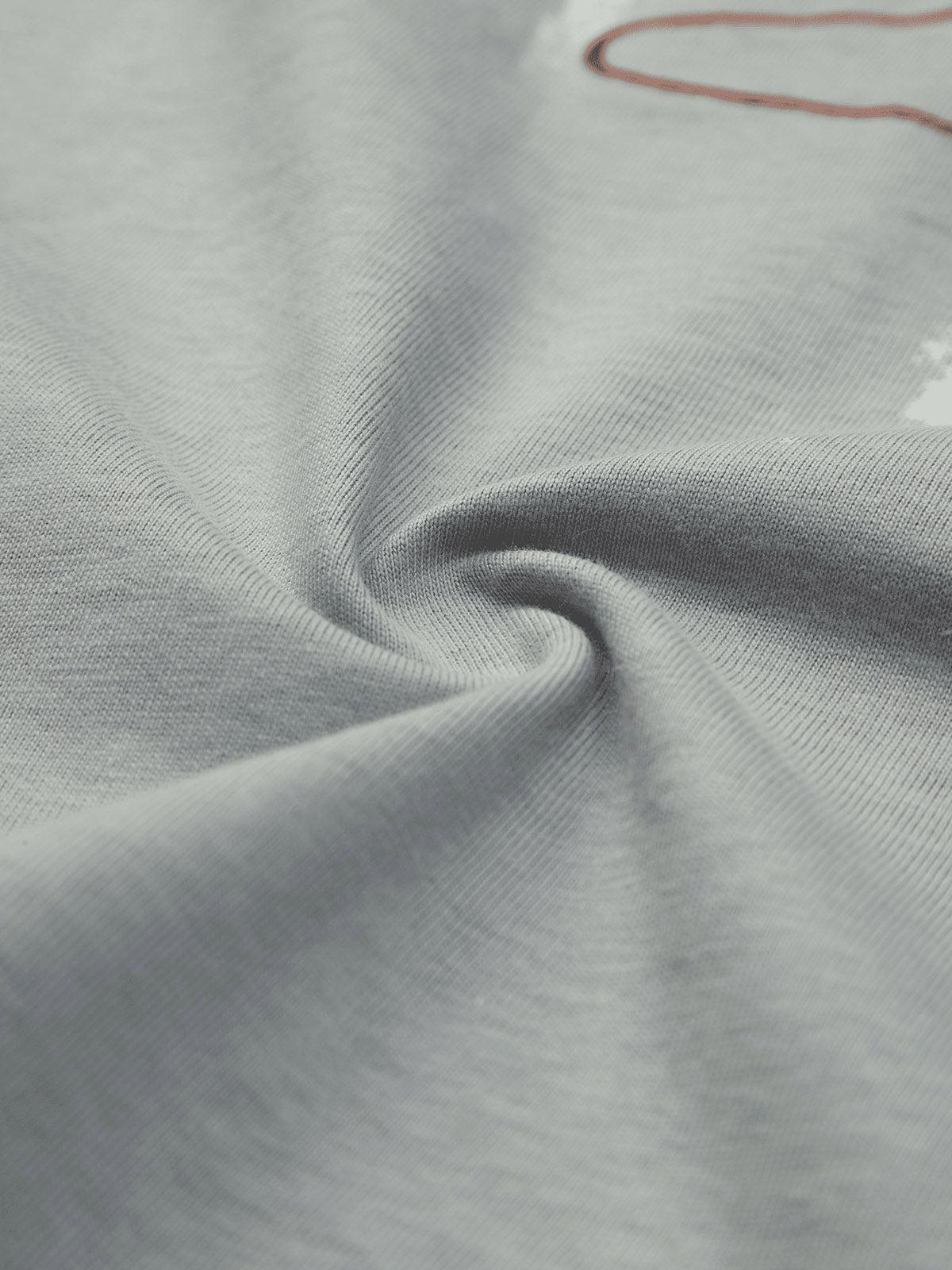 Concert Outfit High Street Embroidered Letters Creative Printed T-Shirt Concert Outfit High Street Embroidered Letters Creative Printed T-Shirt