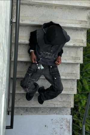 Concert Outfit High Street Embroidery Hip-Hop Jeans