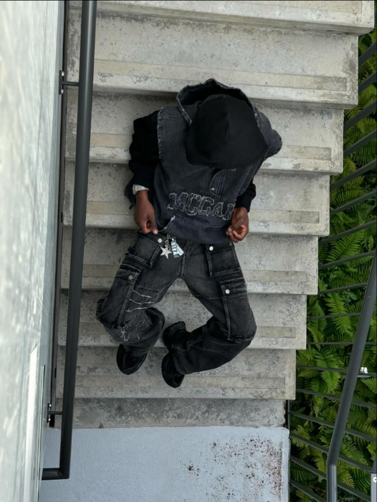 Concert Outfit High Street Embroidery Hip-Hop Jeans Concert Outfit High Street Embroidery Hip-Hop Jeans