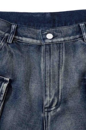 Concert Outfit High Street Embroidery Hip-Hop Jeans