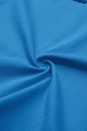 Concert Outfit High Street Gradient Design Hole T-Shirt