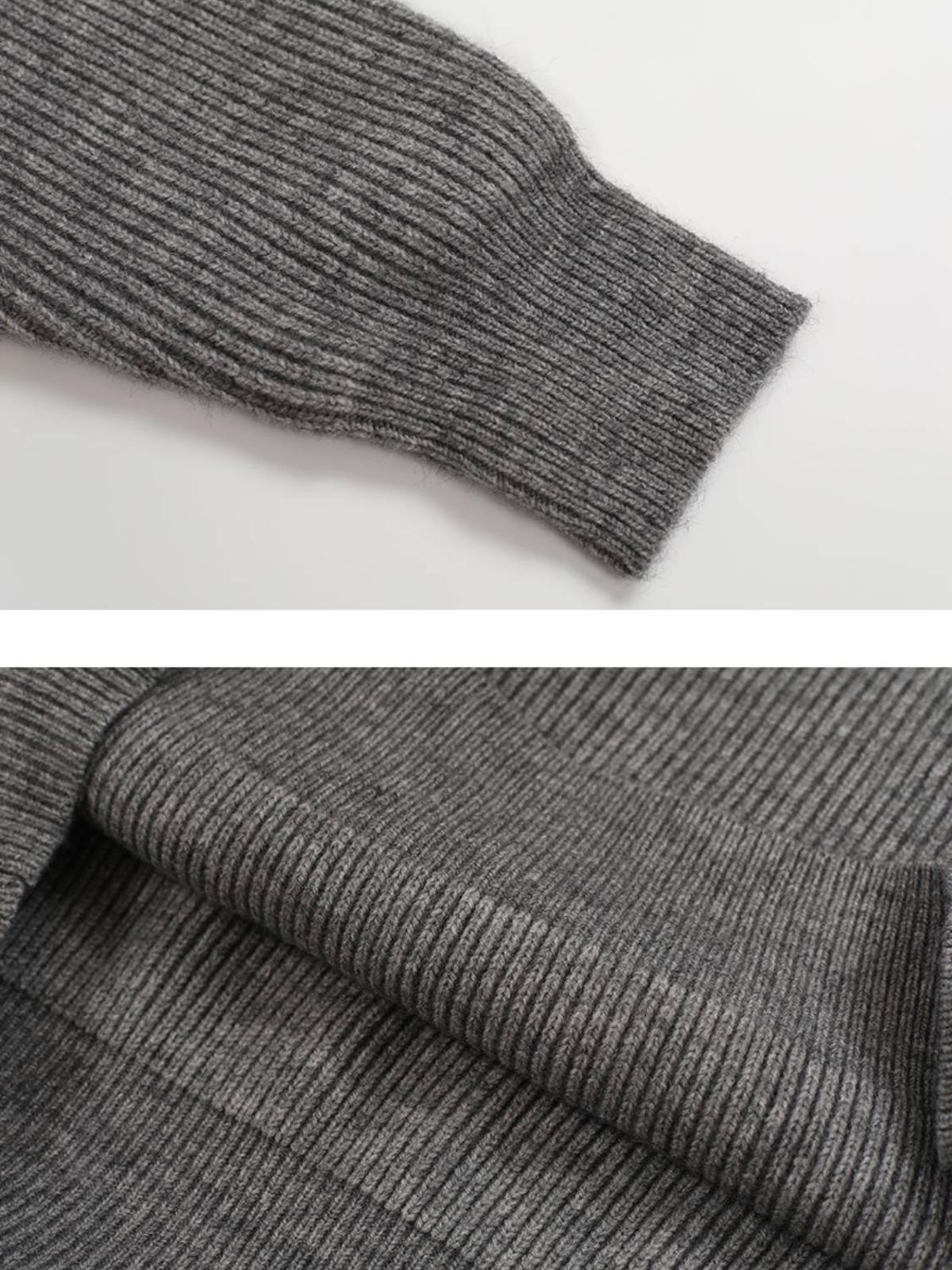 Concert Outfit High Street Half-Zipped Personality Sweater Concert Outfit High Street Half-Zipped Personality Sweater