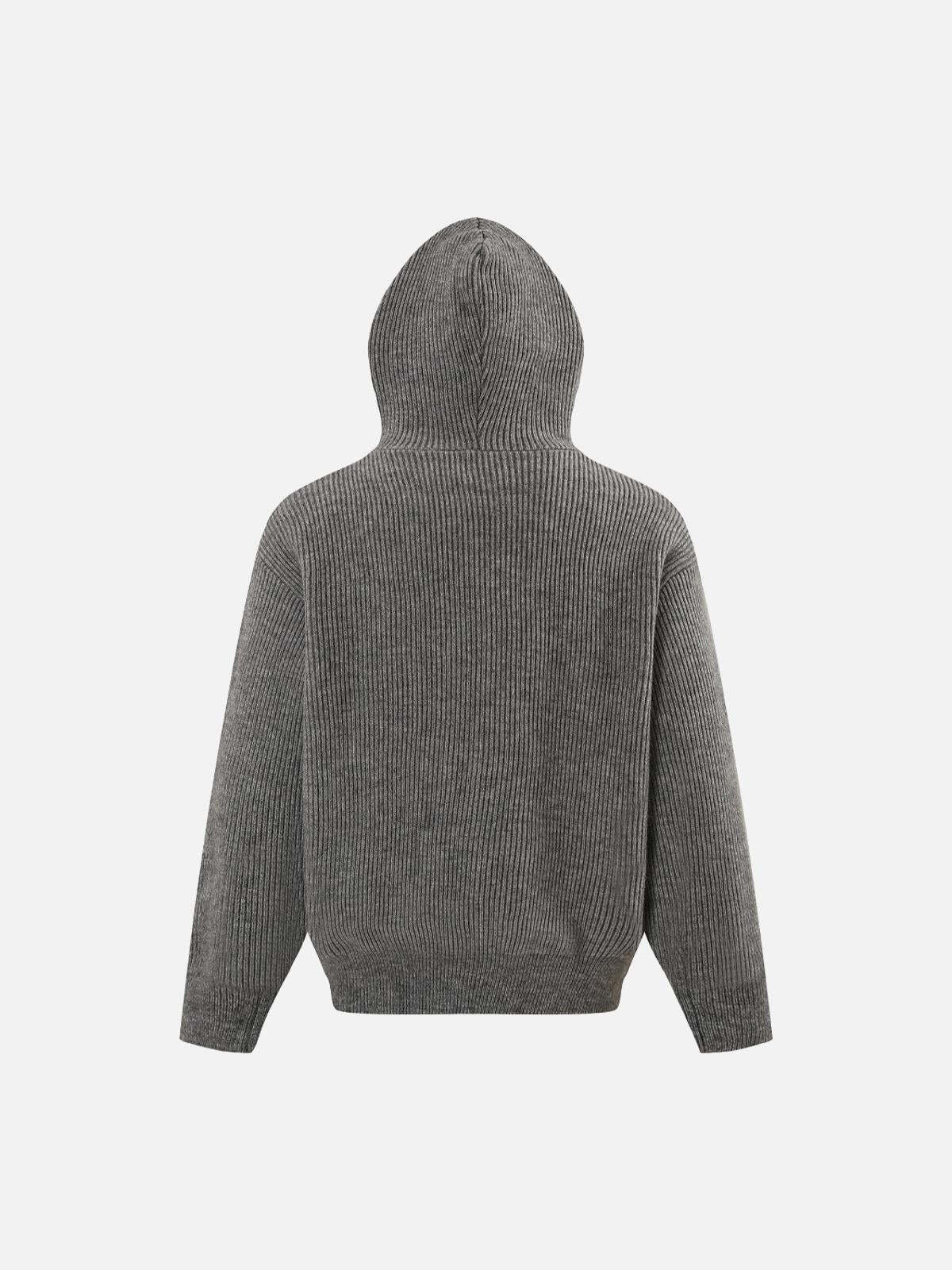 Concert Outfit High Street Half-Zipped Personality Sweater Concert Outfit High Street Half-Zipped Personality Sweater