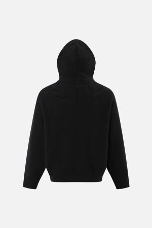 Concert Outfit High Street Half-Zipped Personality Sweater