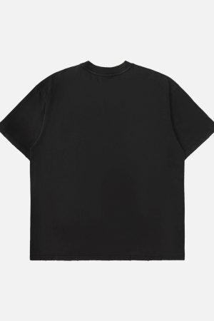 Concert Outfit High Street Hip Hop Hole Design T-Shirt