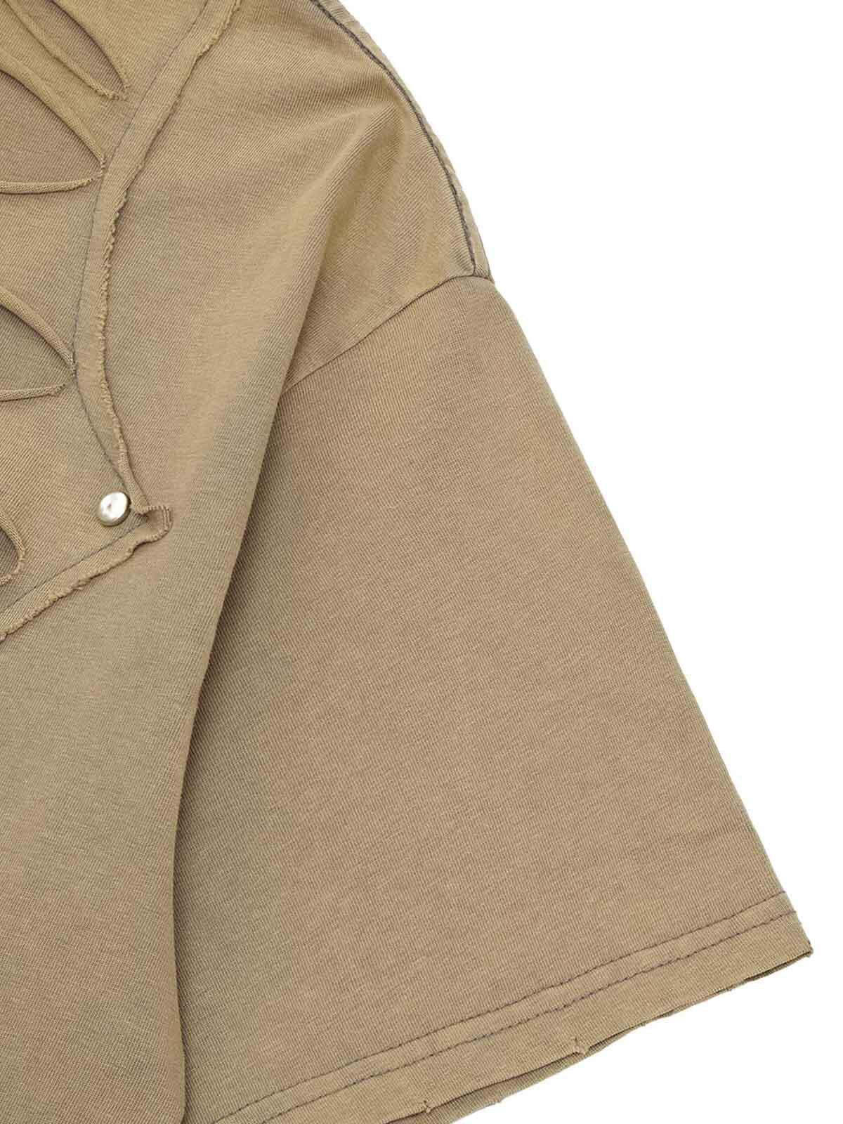 Concert Outfit High Street Hip Hop Hole Design T-Shirt Concert Outfit High Street Hip Hop Hole Design T-Shirt