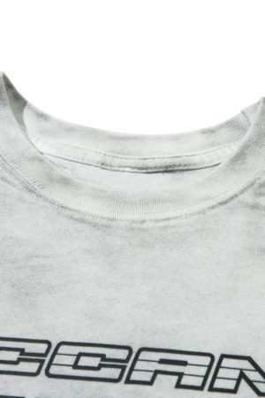 Concert Outfit High Street Hip-Hop Patchwork Long-Sleeved T-Shirt