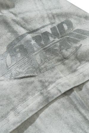 Concert Outfit High Street Hip-Hop Patchwork Long-Sleeved T-Shirt