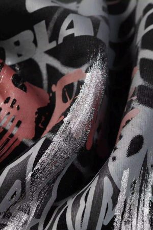 Concert Outfit High Street Hip Hop Spider Web Print Hoodie