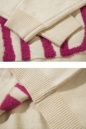 Concert Outfit High Street Hiphop Letter Sweater