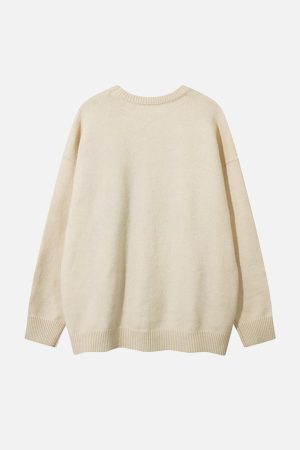 Concert Outfit High Street Hiphop Letter Sweater