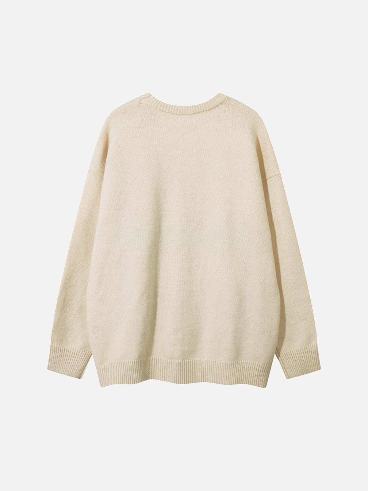 Concert Outfit High Street Hiphop Letter Sweater Concert Outfit High Street Hiphop Letter Sweater