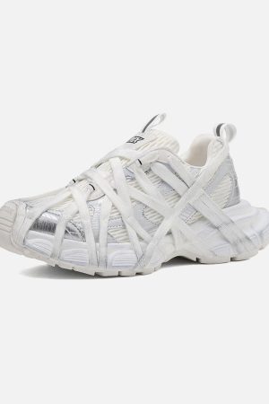 Concert Outfit High Street Lace-Up Casual Sneakers