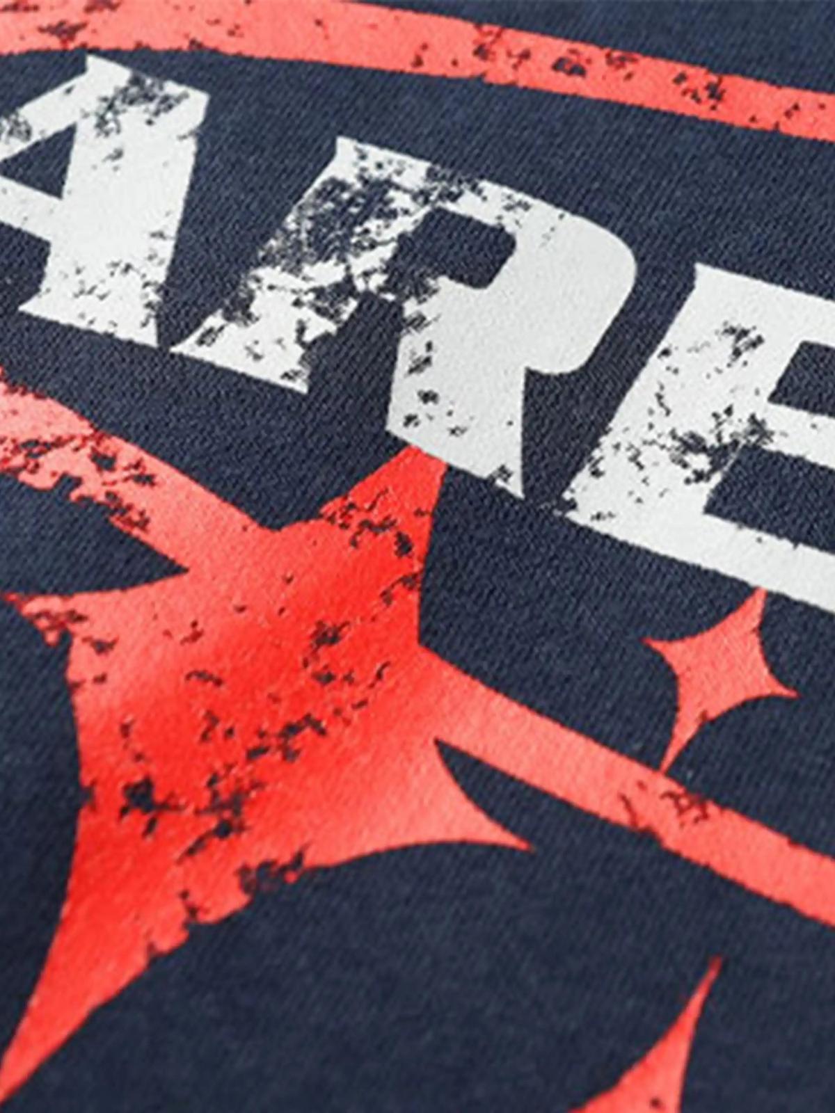 Concert Outfit High Street Lettering Hip-Hop Hoodie Concert Outfit High Street Lettering Hip-Hop Hoodie