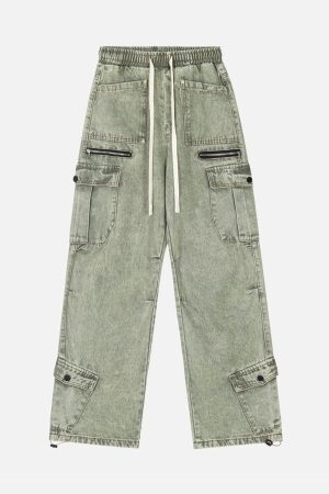 Concert Outfit High Street Loose Drawstring Trousers