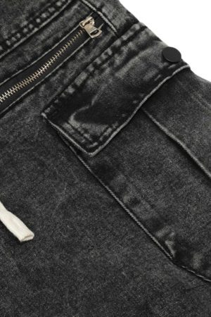 Concert Outfit High Street Loose Elastic Waist Drawstring Trousers