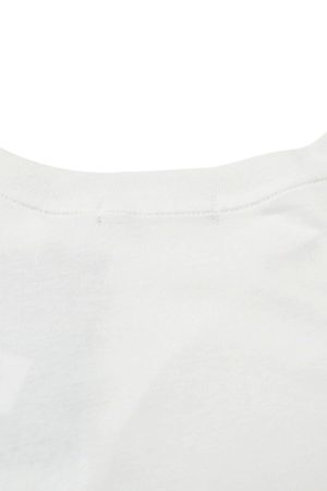 Concert Outfit High Street Motorcycle Print Asymmetric T-Shirt