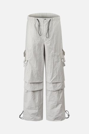 Concert Outfit High Street Multi-Pocket Cargo Casual Pants