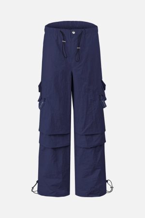 Concert Outfit High Street Multi-Pocket Cargo Casual Pants